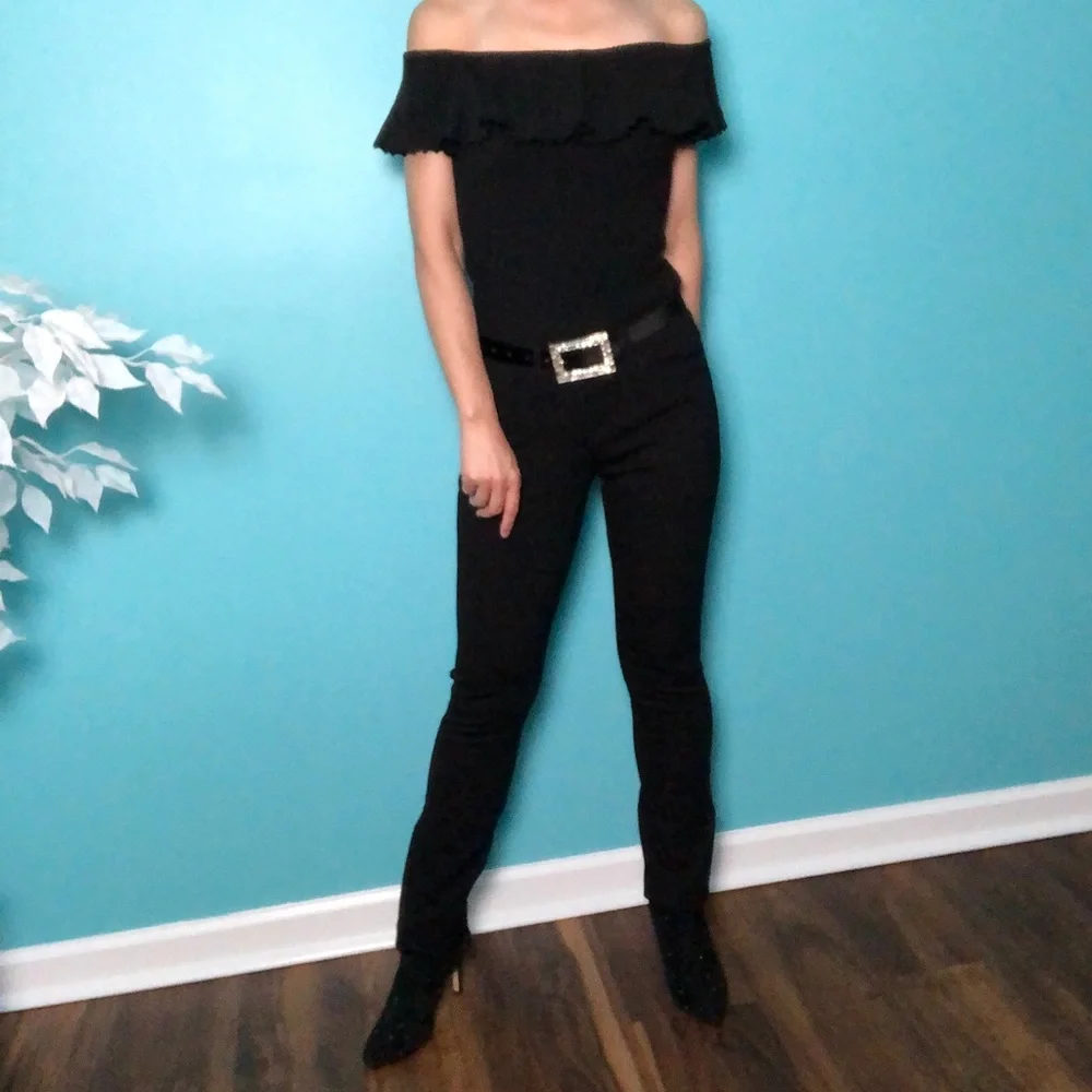 White House Black Market (WHBM) The Slim Ponte Pants Black - Picture 2 of 11